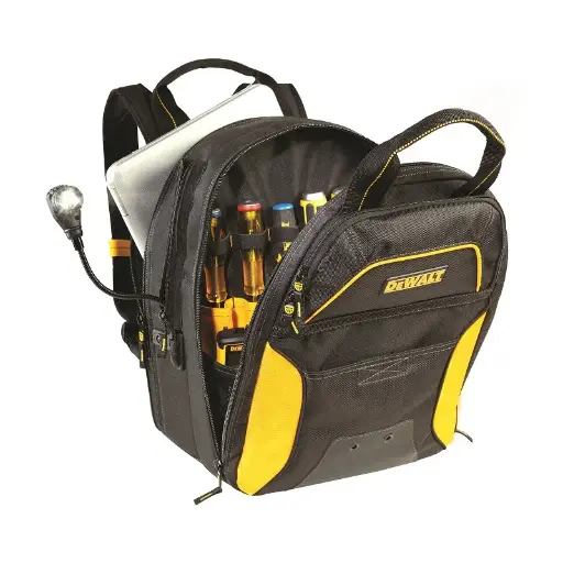 [DEWDGCL33] DeWalt Lighted USB Charging Tool Backpack