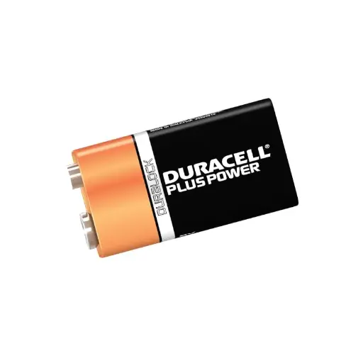 [DURPP9VPK1] Duracell 9v Plus Power Batteries Pack of 1