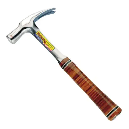 [EST-E24S] Estwing 24oz Straight Claw English Pattern Hammer with Leather Grip E24S