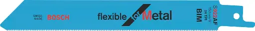 [JS922AF] Bosch S922AF 100mm Sabre Saw Blade Flexible For Metal S922AF