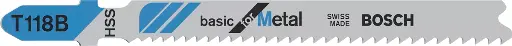 [JT118B] T118B Bosch Jigsaw Blades Basic for Metal
