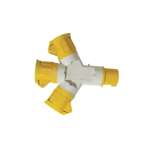 [LS1103W] 110 Volt 16 Amp 3 Way Adaptor