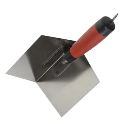 [MAR24D] Marshalltown Drywall Inside Corner Trowel 5" x 3 1/2" with DuraSoft Handle
