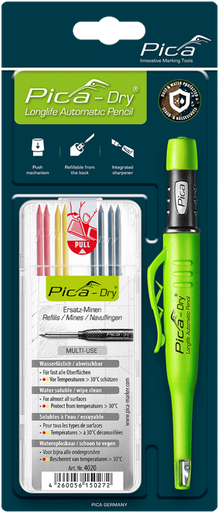 [PICA30402] Pica Dry Bundle (1 x 3030 Pencil + 1 x 4020 Refills) Blister Packed