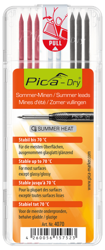 [PICA4070] Pica Dry Refill 'Summer Heat' Set of 8 Assorted Colours