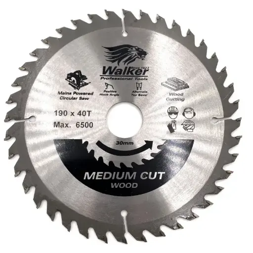[PJW-CM19040G] 190mm x 30 x 40T TCT SAW BLADE 2.6 Kerf