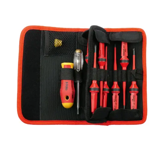 [PJW-F063-812-04] Felo 06381204 "E" Smart Slim 12 pce Screwdriver Set VDE