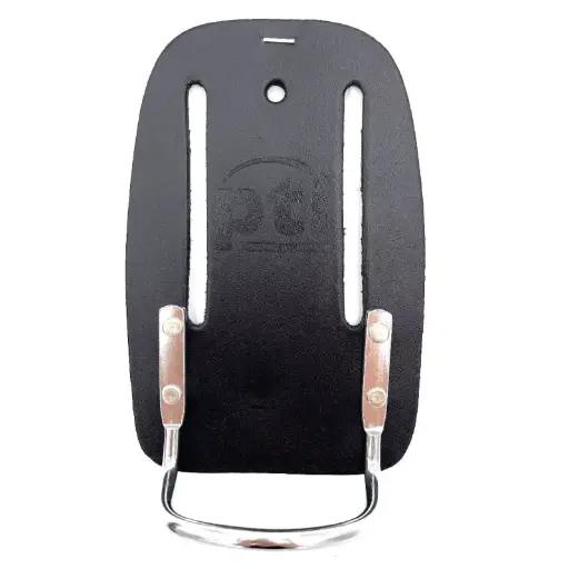 [PTI0212BLK] PTI Premium Black Leather Fixed Hammer Holder