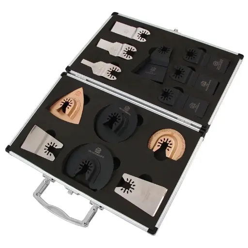 [PTI0233] PTI 13pc Multitool Blade Kit in Aluminium Case