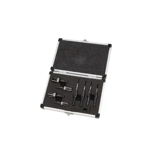 [PTI0259] PTI 8pc Matching Plug Cutter and Countersink Set