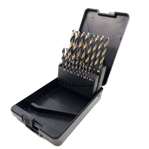 [PTI0721] PTI 19pc Black Bronze Oxide HSS Drill Set