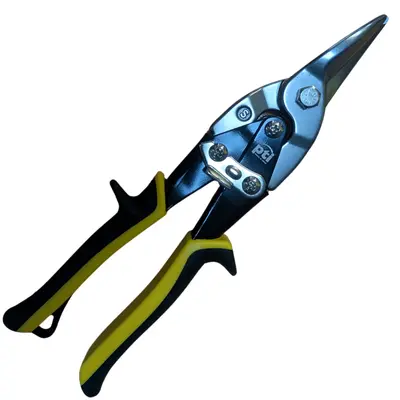 [PTI808-M3-250] PTI Aviation Snip Straight Cut Yellow