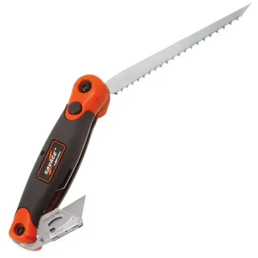 [SWASVK667] Swanson SVK667 Savage Folding Jab Saw and utility Knife