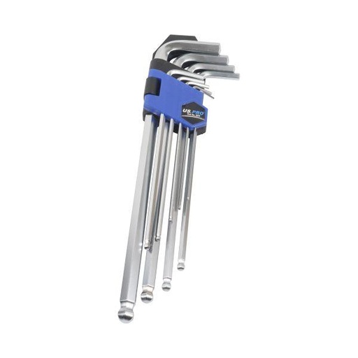 [BER2234] US PRO 9pc Extra Long Ball Hex Key Set