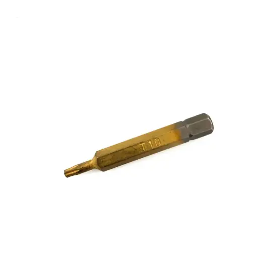 [GER-1670-10-50TIN] 1/4 Hex INSERT TX 10 Torx  Titaniumx 50mm