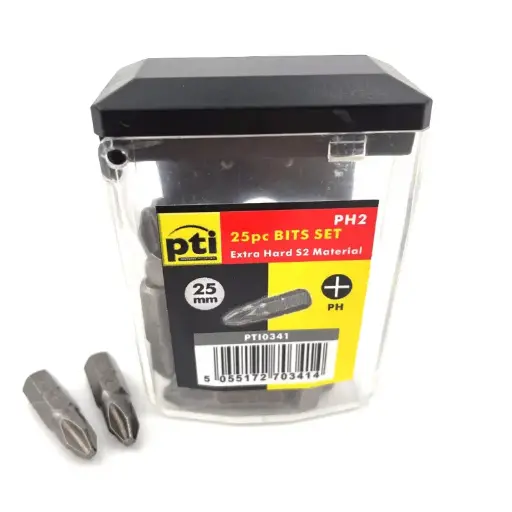 [PTI0341] PTI PH2 X 25MM BITS TUB OF 25