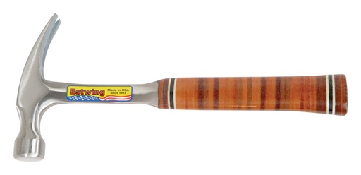 [EST-E20S] Estwing Straight Claw Hammer Leather Grip 20oz