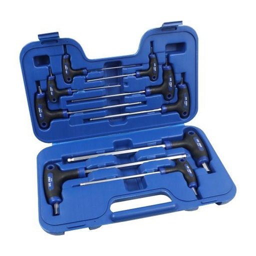 [BER1612] US PRO 9pc T-Handle Set with Ball End