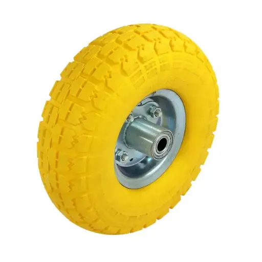[CT3456] Yellow Solid Tyre Wheel for Sack Truck