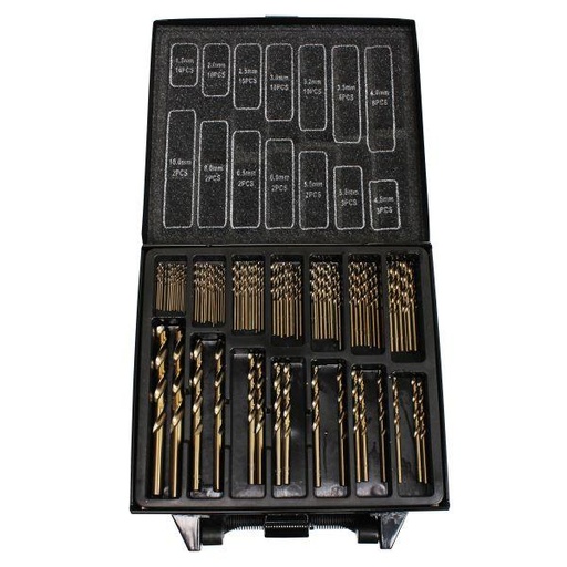 [BER7086] US PRO 99pc M35 Cobalt Metric Drill Bit Set