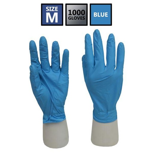 Rockhold Blue Powder Free Nitrile Gloves
