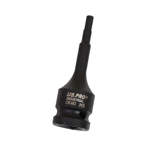 [BER3364] US PRO 1/2" Drive Impact Hex Bit Socket M5x78mm
