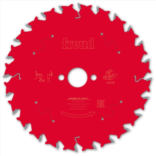 [BOSFR05W002H] Freud Circular Sawblade Wood 150 x 20 x 2.4/1.6 x T24
