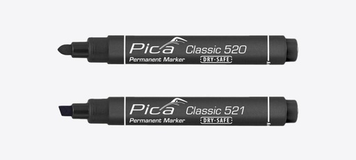 Pica Classic 521 Permanent Marker with Chisel Tip